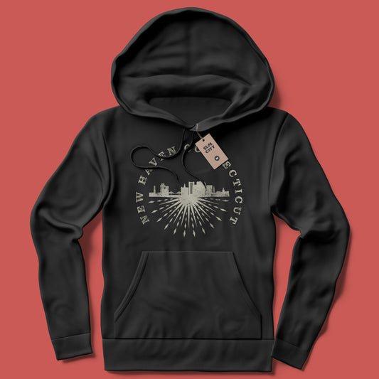 New Haven Skyline Stars Hooded Sweatshirt